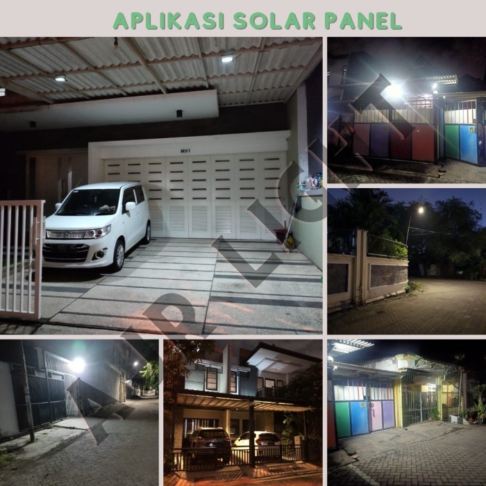 Lampu Sorot Led Solar Cell 500 Watt Warm White / Pju Led Tenaga Surya