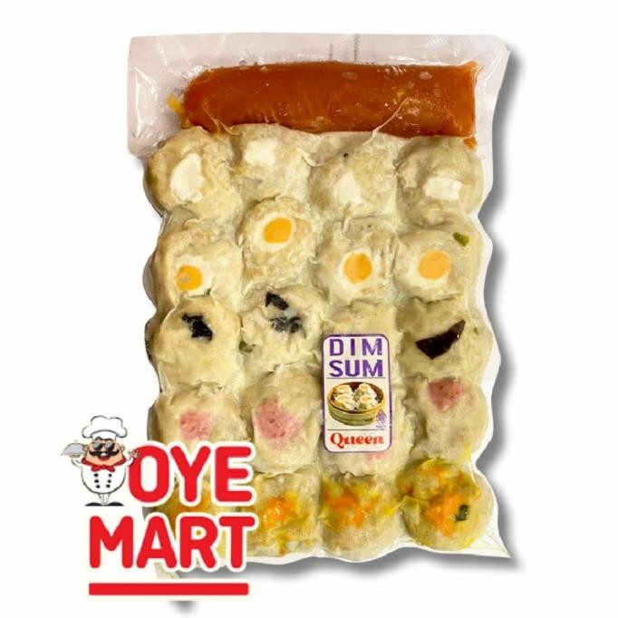

READY QUEEN DIMSUM AYAM SIOMAY BANDUNG HOMEMADE HALAL 950 GR ISI 20