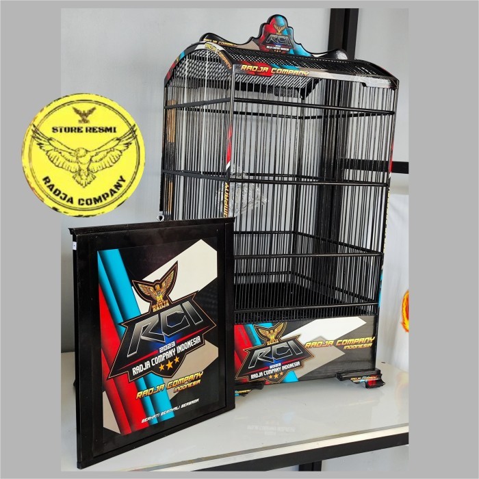 Promo Terbatas Sangkar Koshan Decal Rci Radja Company Sangkar Burung Pentet Kacer Aman