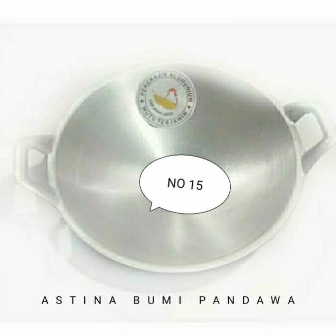 

READY WAJAN KUALI ALUMUMIUM CAP AYAM CEKUNG NO 15