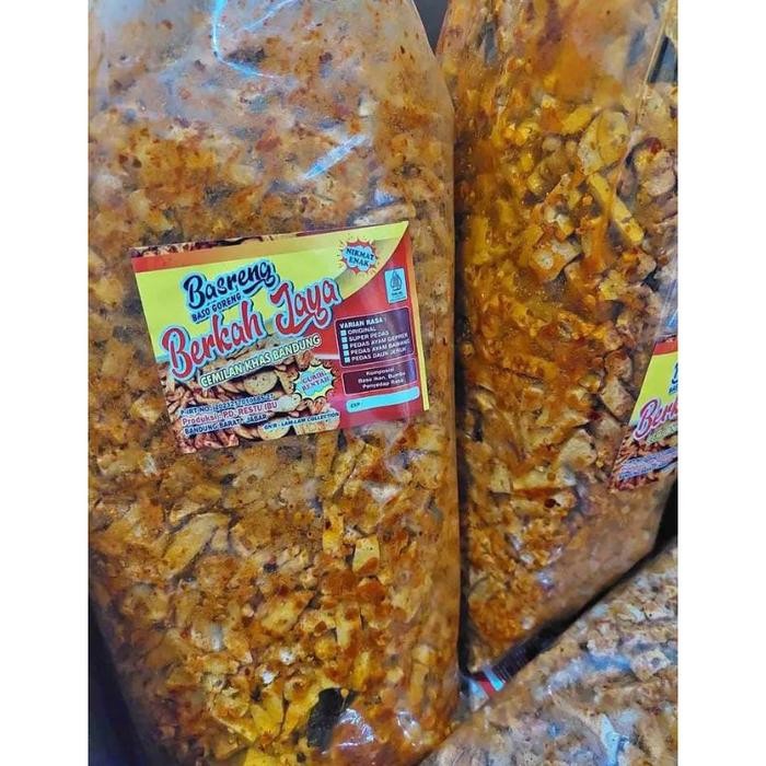 

MURAH 500 gram Basreng Pedas Daun Jeruk Basreng Berkah Jaya Pedas Ayam Bawang 1/2 kg Basreng Viral