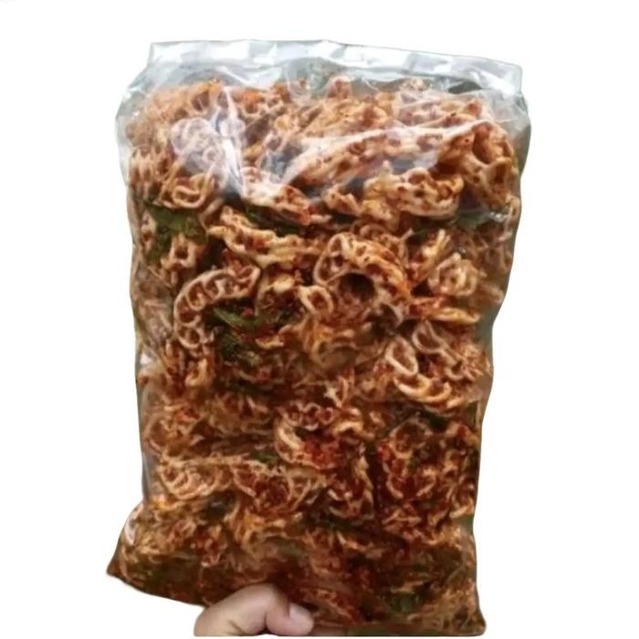 

TERBARU Krupuk mawar pedo extra pedas daun jeruk 1Kg Food Snacks