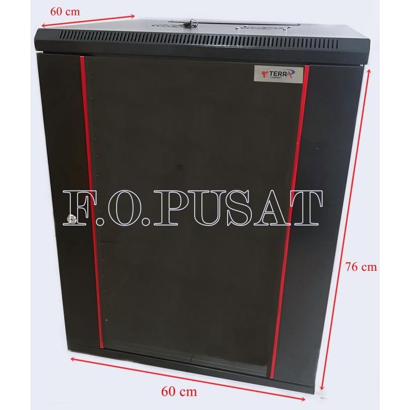 CO Rak server 15U Depth 600mm TERRA / Close Rack / Rak server / Wallmount rak 15U TERRA