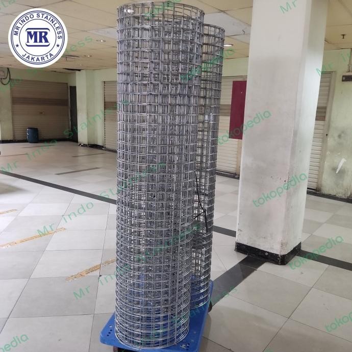 

READY WIREMESH GALVANIS 5CM X 5CM - KAWAT LOKET - KAWAT AYAM METERAN DIAM4MM