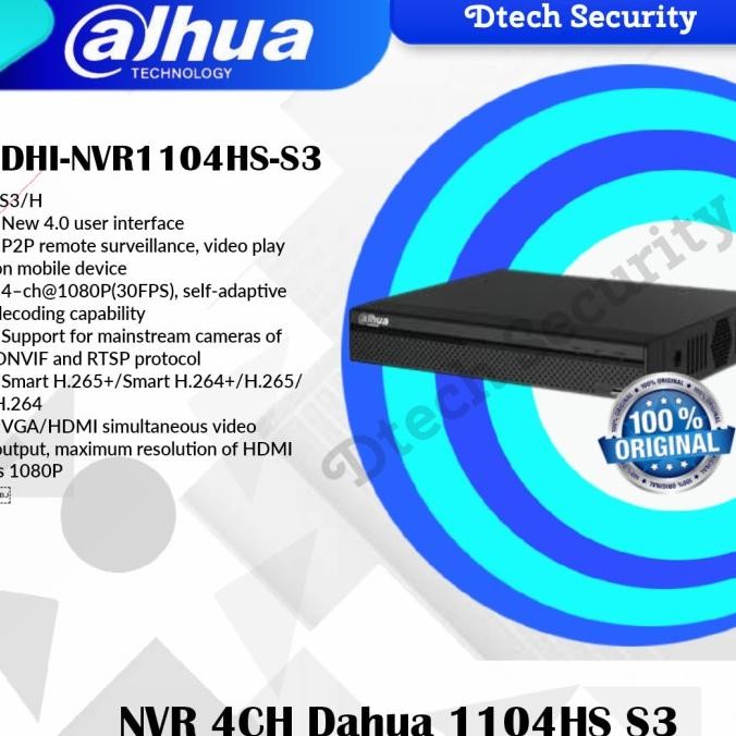 Sale Nvr Dahua 4 Ch Chanel Nvr 1104Hs New Series