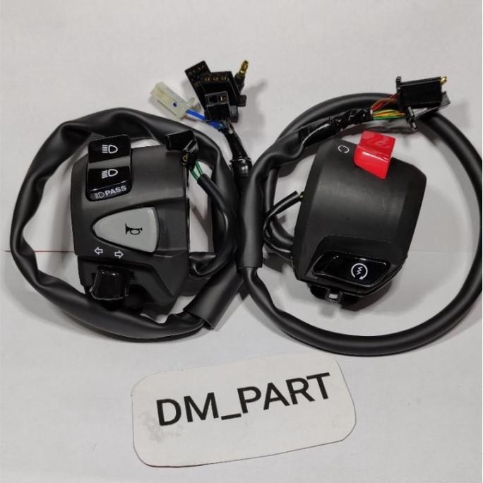 Ori - SAKLAR TOMBOL SWITCH HOLDER KIRI KANAN 1 HONDA CRF 150 150L MINDA