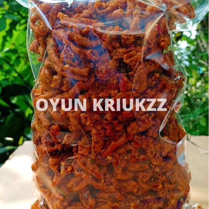

PROMO SPECIAL USUS AYAM CRISPY PEDAS DAUN JERUK 500 GRAM BEST SELLER ( COD ) OYUN KRIUKZZ food