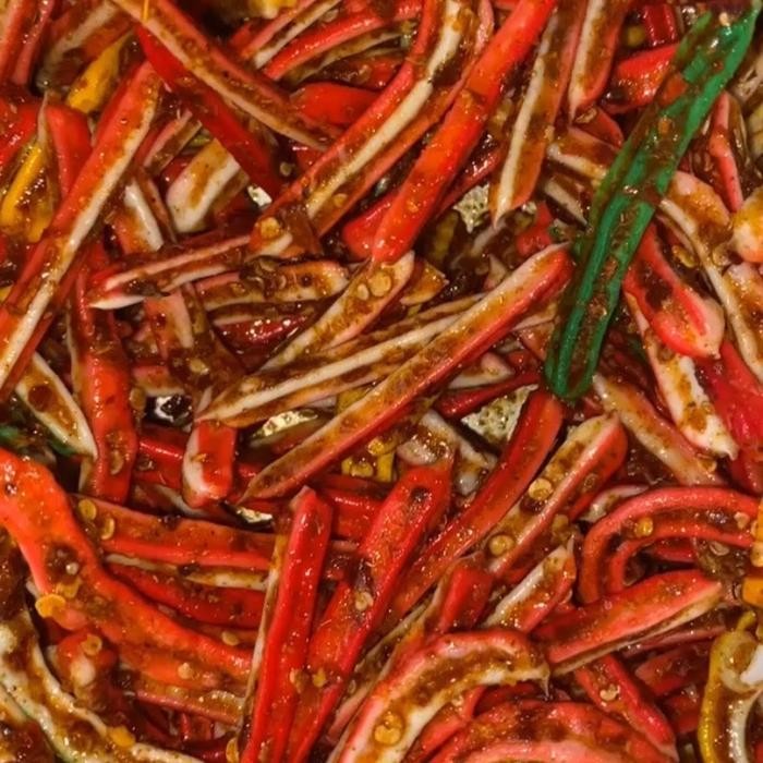 

BOOM SALE Makanan Ringan KERUPUK BETON SUPER PEDAS 250g Snack Food Camilan Kering