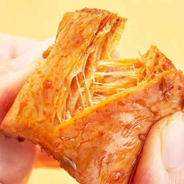 

TERMURAH [ HALAL Steak Tahu ] Kering Rasa Pedas Cemilan Rasa Pedas Gurih Mala Cemilan Food Makanan