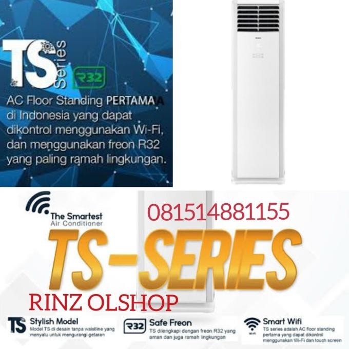 Promo Ac Floor Standing R32 Gree Gvc-24Ts 3Pk ( 380 V ) 1 Phase