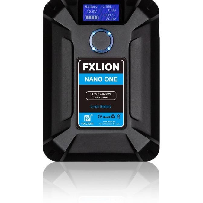 Fxlion Nano One Smart Micro V-Mount Battery With Charger Kit New Stok
