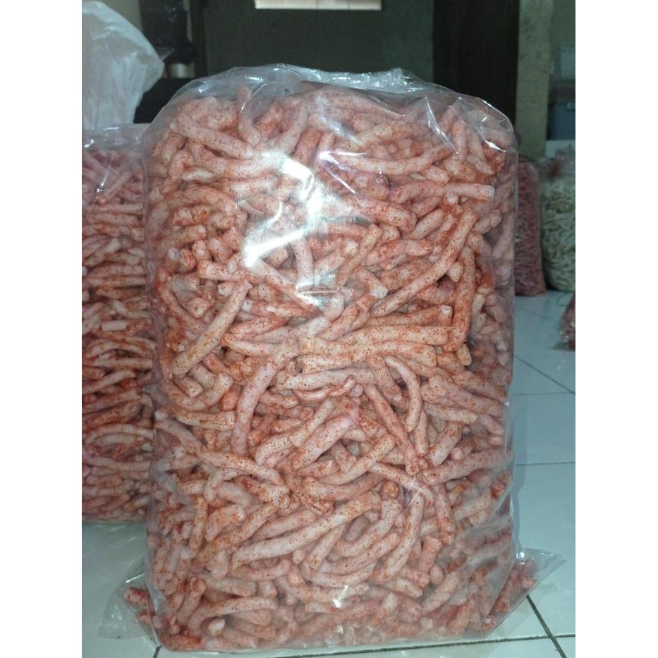 

NEW Kerupuk Pedas Cubit Cubitan D-Cubit 1Kg Camilan Food Snack Tapioka Crispy Cemilan Keripik