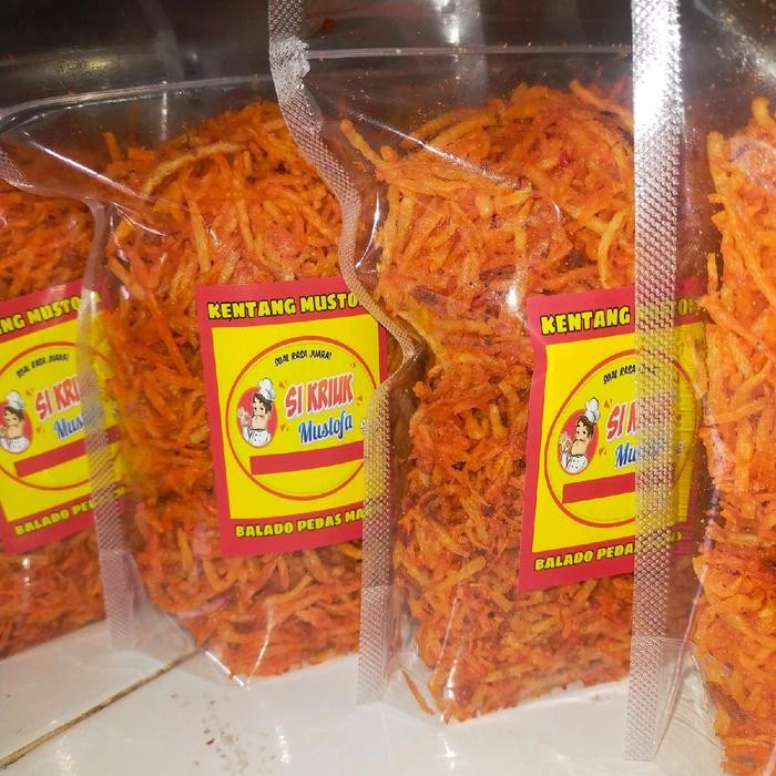 

SALE Kentang Mustofa Balado pedas paket 2 pak Food Food