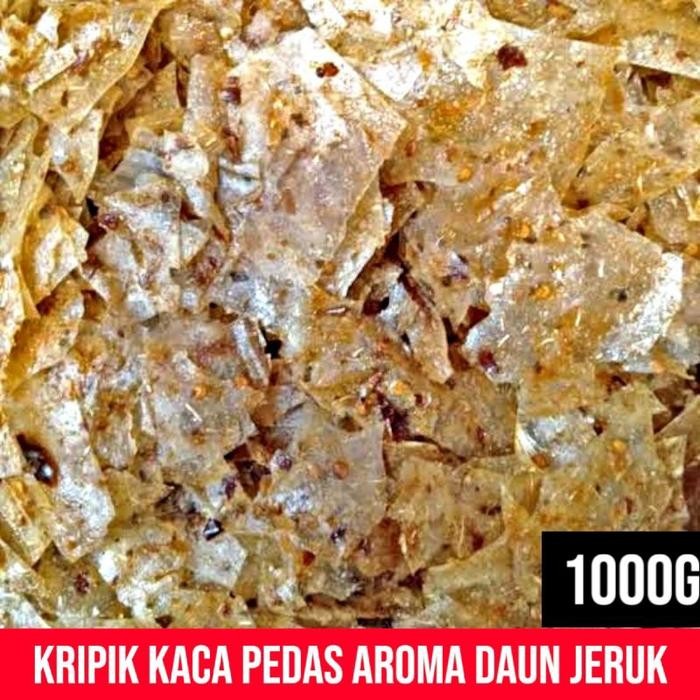 

TERUJI keripik kaca pedas/keripik kaca asin camilan/ makanan/cemilan Kripik Food Kripca Snack Jagung