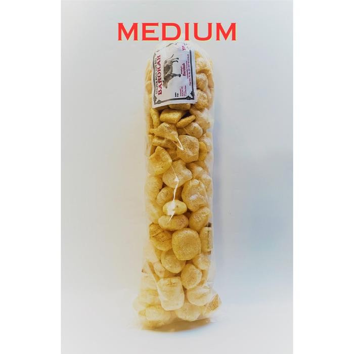 

GRATIS ONGKIR Kerupuk Kulit Sapi Asli Barokah 1 Ball Kemasan Medium 250 Gram Rasa Original Asin