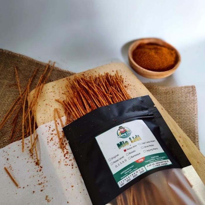 

MURAH Mie Lidi Mang Ujo 100gr Berbagai Varian Rasa Snack Food Pedas Asin