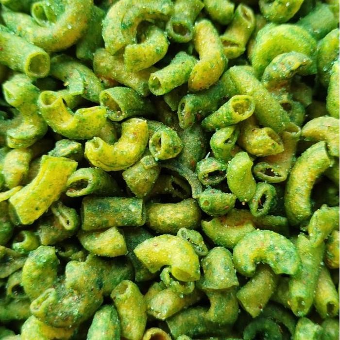 

OBRAL 1 Kg Makaroni Pedas Daun jeruk Nipis Gurih Renyah Nampol Termurah Cemilan Snack Food Crispy