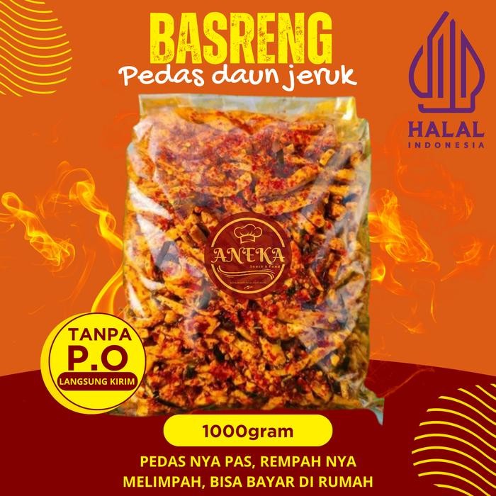 

BERKUALITAS 1KG Basreng Pedas Daun Jeruk Aneka Snack & Food Makanan Pedas Rempah Melimpah Tanpa PO