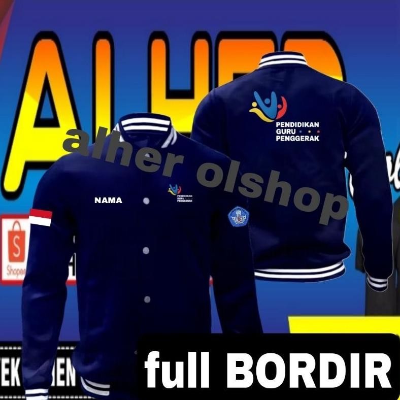 Jaket Guru Penggerak Jaket Bomber Guru Penggerak Seragam Guru Penggerak Jaket Kerja Guru Penggerak J