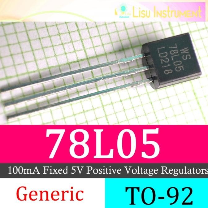 Baru WS78L05 78L05 Voltage Regulator 5V 100mA Transistor Triode lisu992 Ayo Order