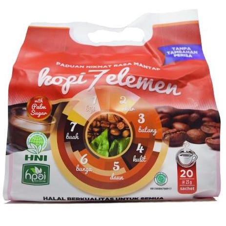 

Kopi 7 Elemen Hpai Isi 20 Sachet Minuman Sehat Yg Menyerupai Kopi Tanpa Zat Perasa