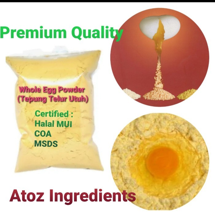 

Whole Egg Powder Best Quality / Tepung Telur Utuh Kuning & Putih 1 kg