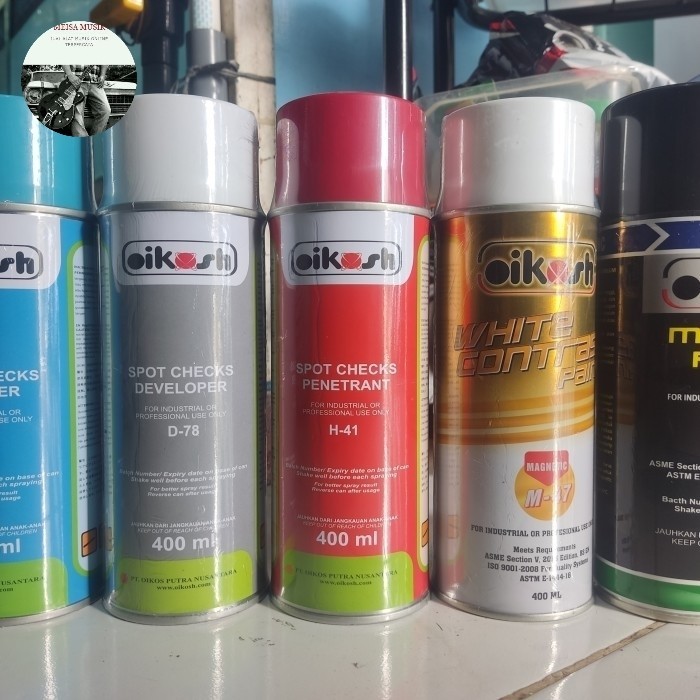 Oikosh Penetrant, Developer, Cleaner Kemasan Baru