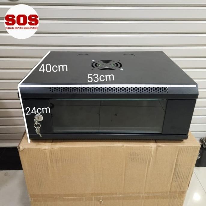 CO wallmount rack 4U, Rak server 4U