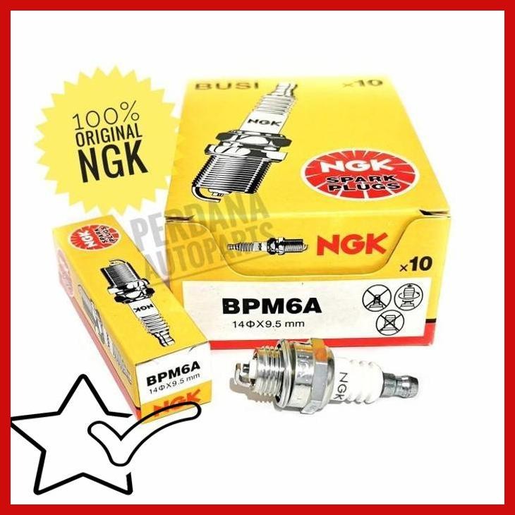 [PDA] BUSI MESIN POTONG RUMPUT FOGGING CHAINSHAW MOTOR MINI ASLI NGK BPM6A