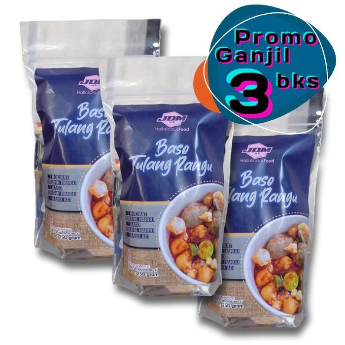 

BERKUALITAS Paket 3 Baso Aci Tulang Rangu JDM Food Bocirat Tulang Rangu Pedas Instan Ayam Mie Halal