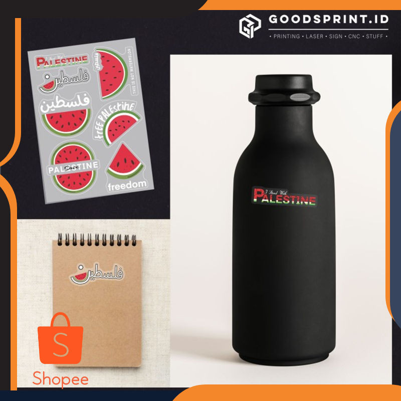 

Promo STIKER FREE PALESTINE Stiker Save Palestina Semangka Stiker Freedom Keren