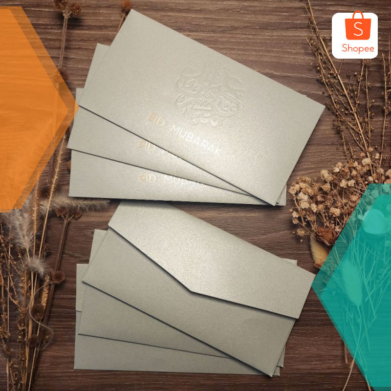 

Murah Code Amplop Uang Idul Fitri Horizontal Besar 9.5x18.5cm/ Angpao Eid Mubarak Fancy/ Angpau Lebaran (Isi 10 pcs) Ready - Bronze Keren