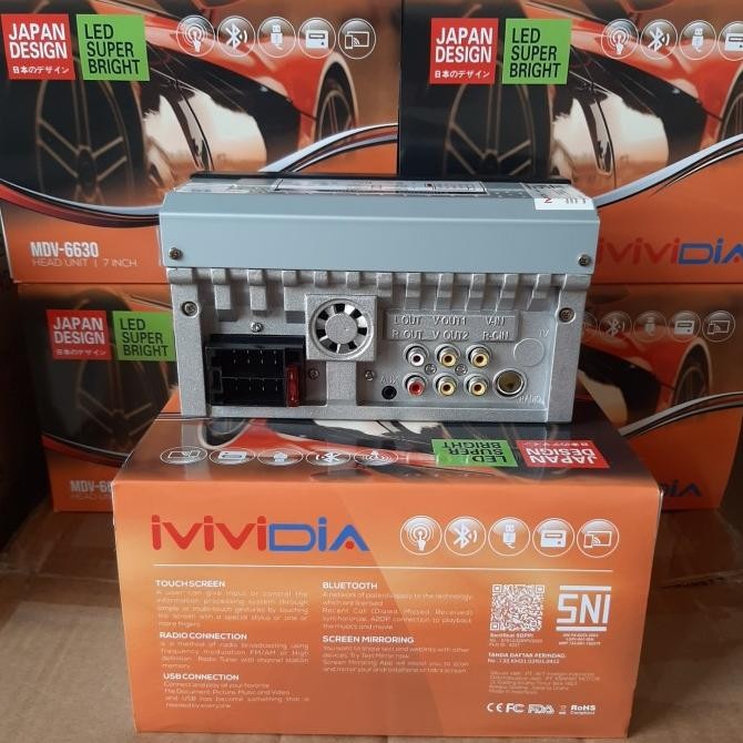 Spesial Head Unit Mvidia Mdv 6630 Decklass Mirrorlink Android