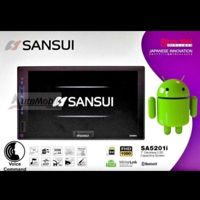 Spesial Headunit Android 7 Inch Sansui 5201I Voice Command Universal