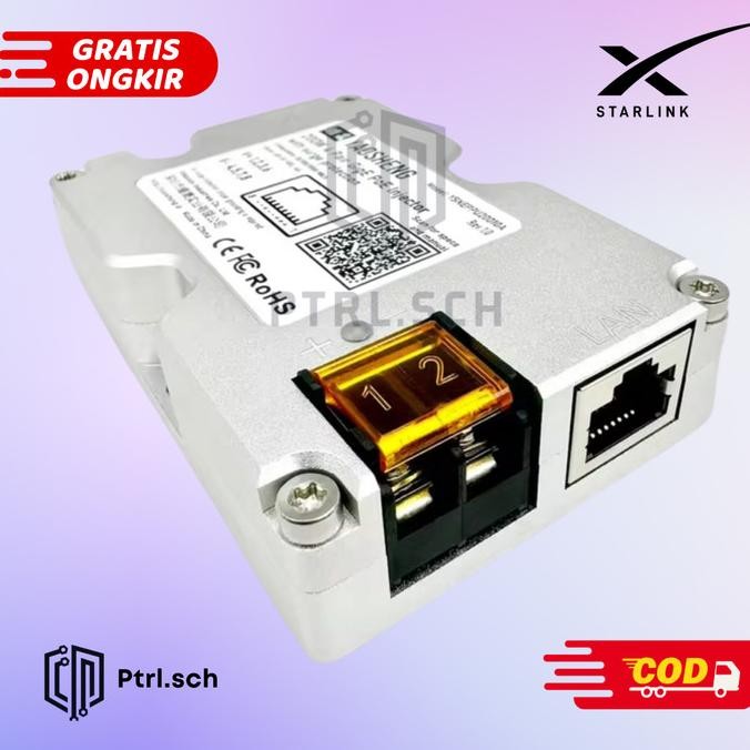 CO Starlink Ethernet Yaosheng 200W 4-pair GigE PoE injector for Starlink Gen 3