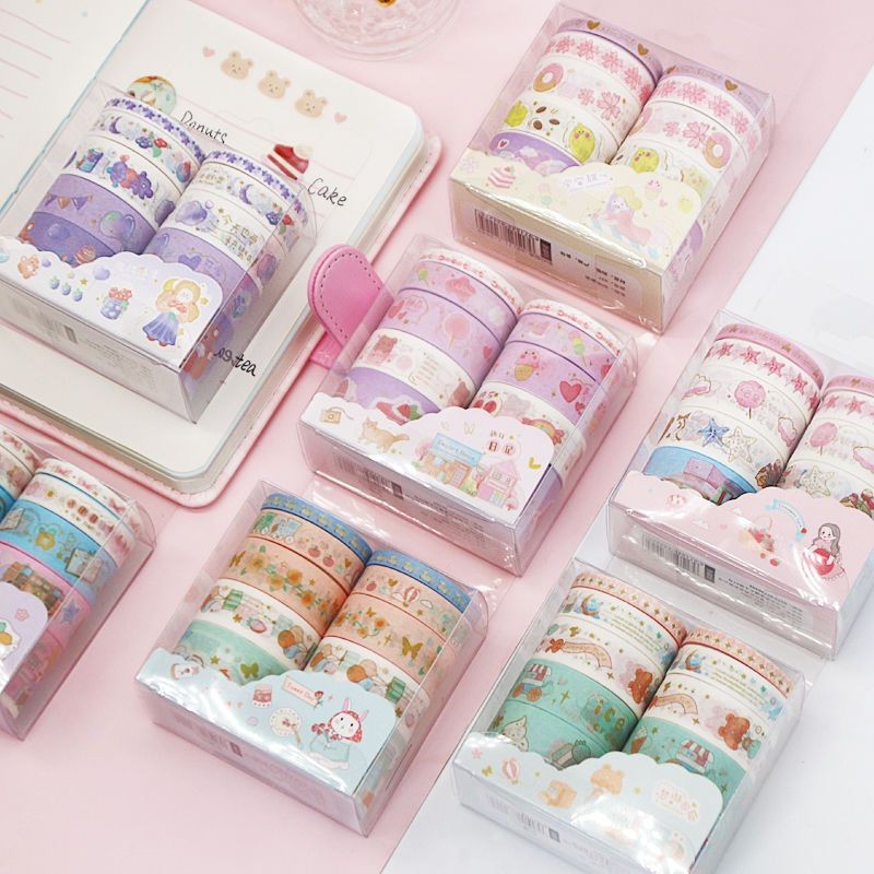 

Hand Account Tape Sweet Heart Washi Tape Colorful Printed Hand Account Tape