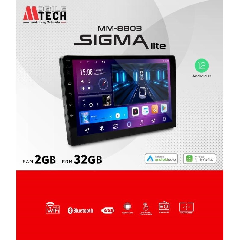 Miliki Android 9Inch Mtech Sigma Ram 2/32Gb