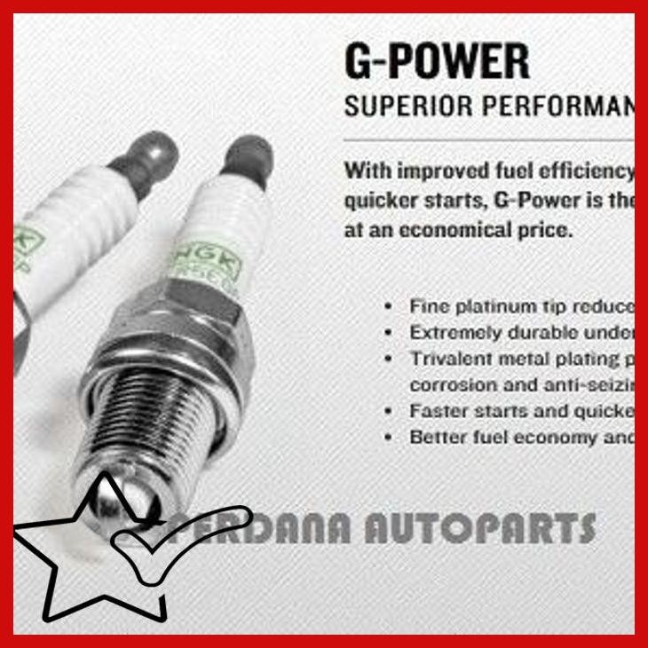 [PDA] BUSI HONDA BRIO JAZZ GD MOBILIO CITY ORIGINAL NGK G-POWER PLATINUM