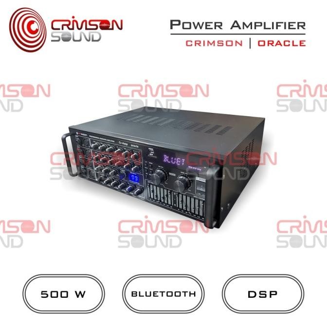 Amplifier Bluetooth Crimson  500 Waat 99 Dsp - Oracle New Stok