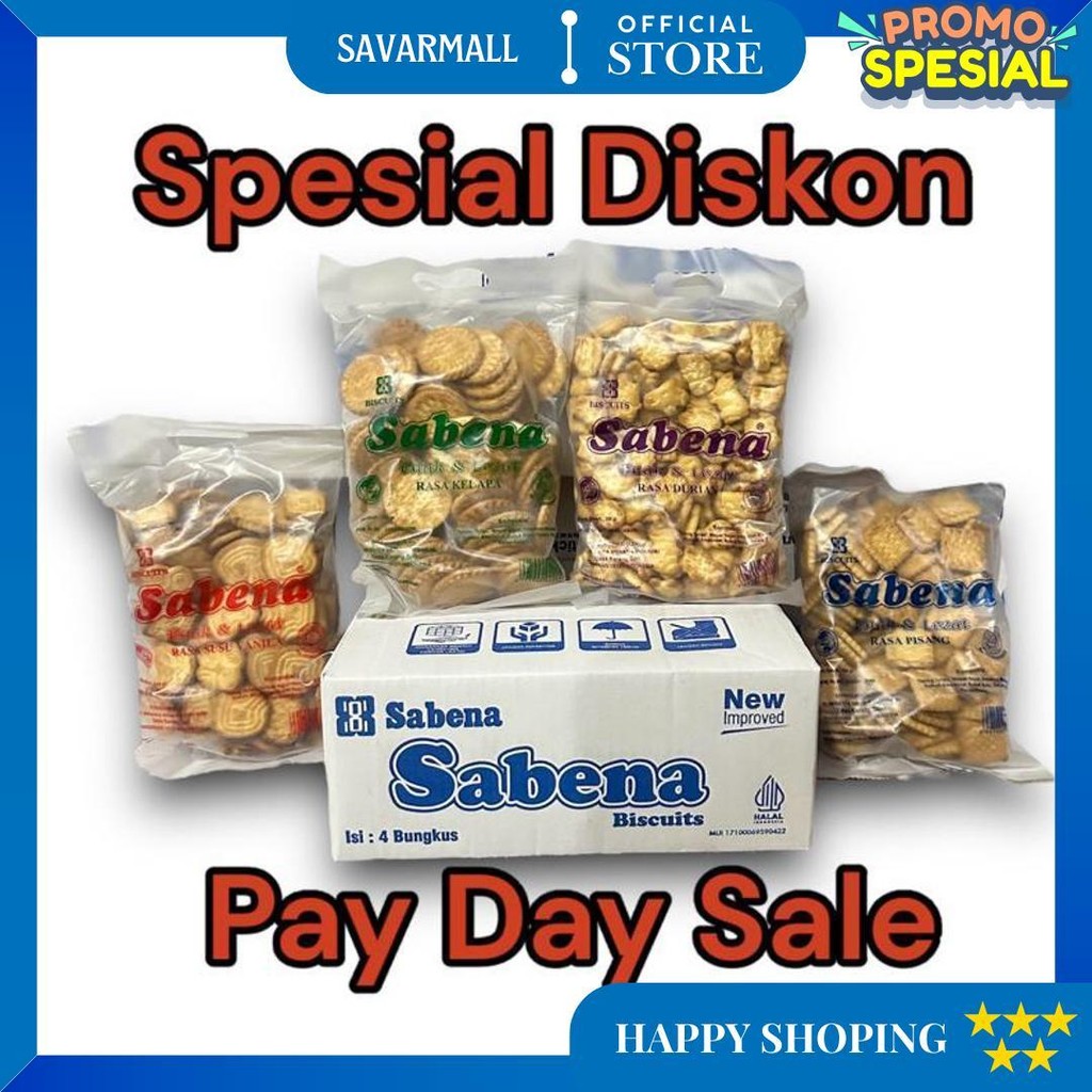 

Sabena Biskuit New Isi 4 Kantong 4 Rasa D Gratis Ongkir
