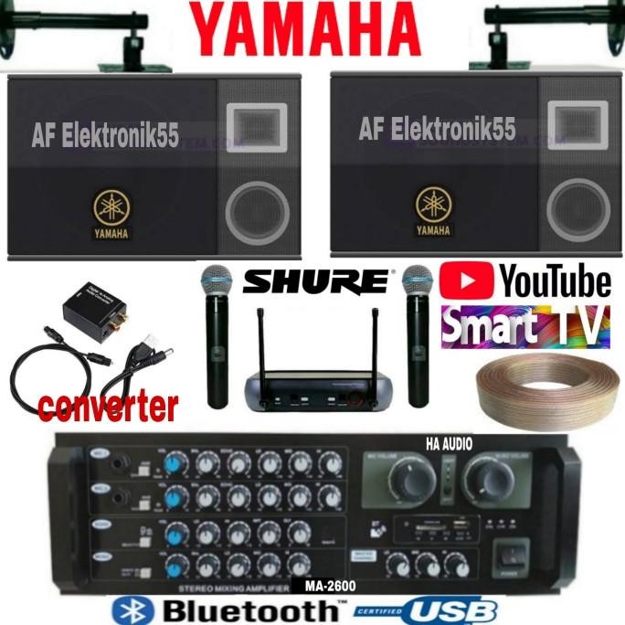 Paket Sound System Karaoke Set Yamaha Original New Stok