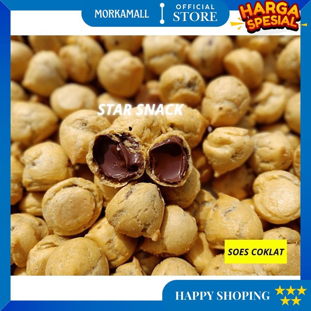 

Soes Coklat 1Kg / Kue Sus Kering / Sus Coklat D Cod