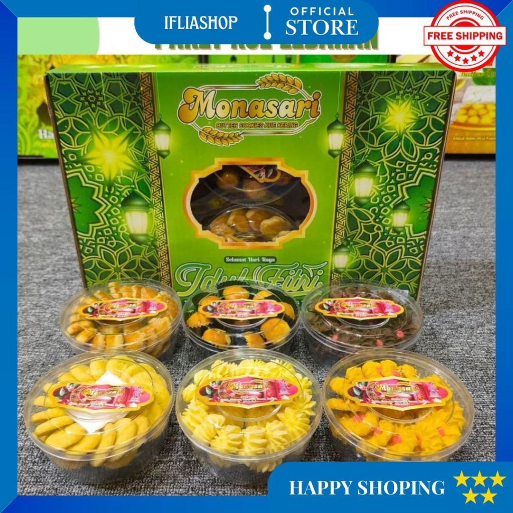 

Kue Lebaran / Parcel / Gift / Bingkisan / Thr / Paket Lebaran Idul Fitri / Paket Kue Kering D Cod