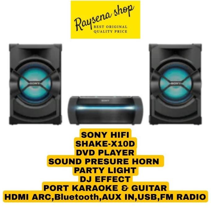 Sony Shake X10D / Shake-X10D /  Shakex10D Hifi Speaker Bluetooth New Stok