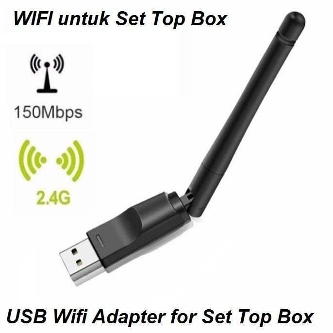 Usb Wifi Adaptor / Usb Wifi Dongle Untuk Stb / Pc / Set Top Box