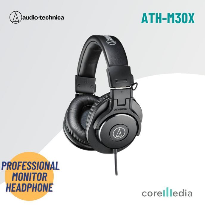 Audio Technica Ath-M30X - Professional Monitor Headphones M30X New Stok