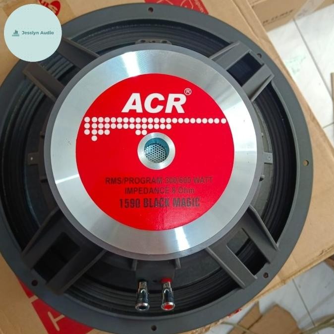 Speaker Acr 15 Inch Acr 1590 Black Magic Original 15" 600 Watt New Stok