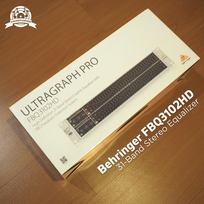 Behringer Ultragraph Pro Fbq3102Hd 31 Band Graphic Equalizer With Fbq New Stok