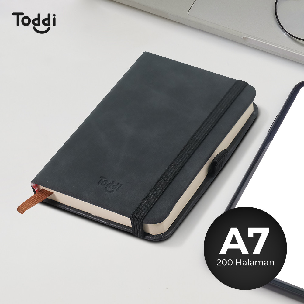

Toddi Buku Jurnal Hardcover Notebook Diary 200 Halaman Grid
