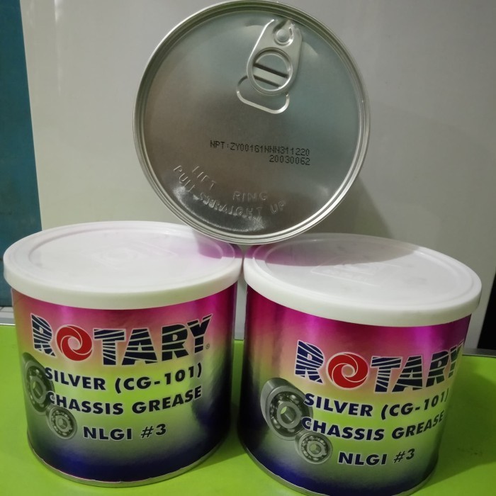 Grease/Gemuk/Stempet Rotary Silver Chasis Grease 450G/0.45 Kg (Bening)